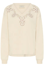 Luciana sweatshirt bleached sand