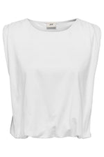 Mara bubble top wit, zwart of bordeaux