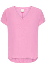 Rebel t-shirt lurex wild orchid