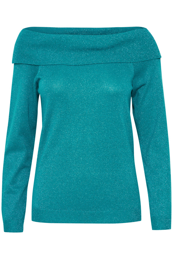 Mopaz lurex top harbor blue