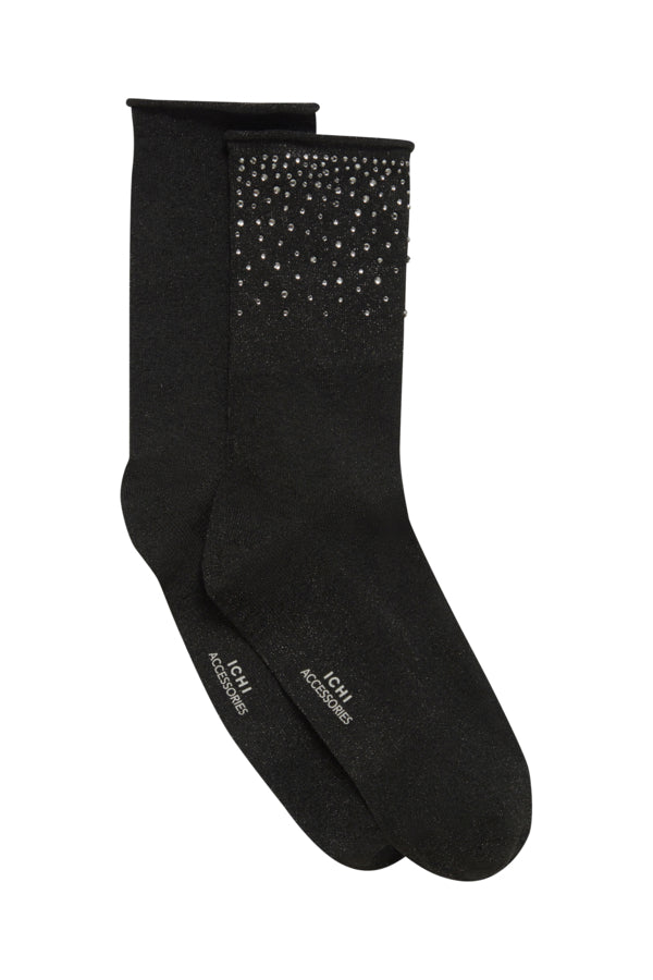 Simina socks black silver