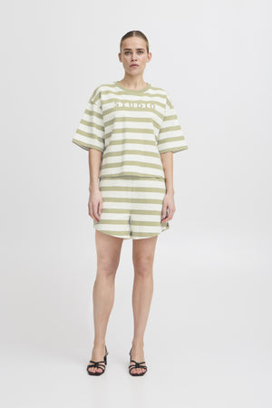 Ocie short tea stripe