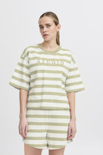 Ocie short tea stripe