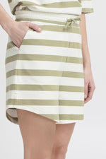Ocie short tea stripe
