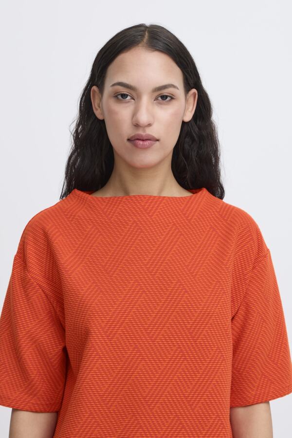 Obia SS top jacquard