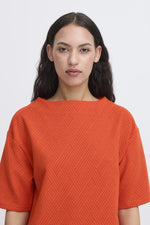 Obia SS top jacquard