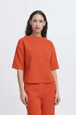 Obia SS top jacquard