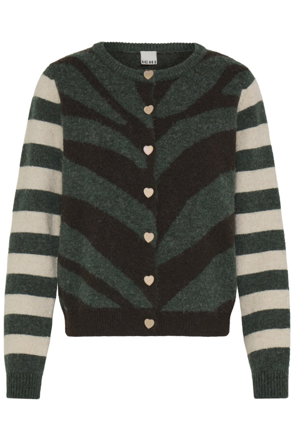 Livoni cardigan pineneedle