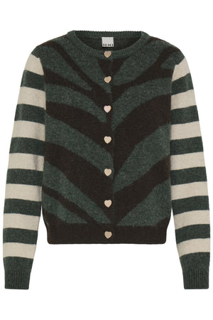 Livoni cardigan pineneedle
