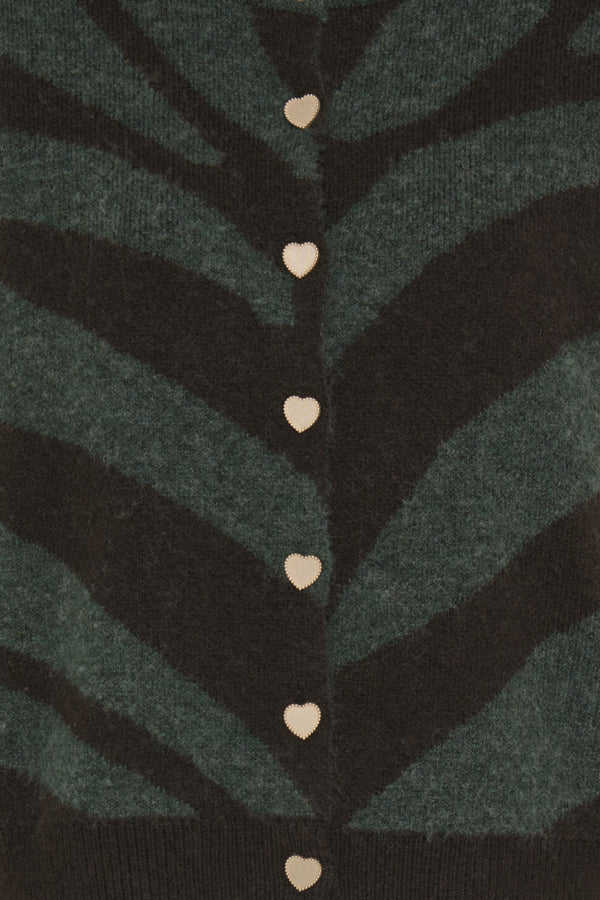 Livoni cardigan pineneedle