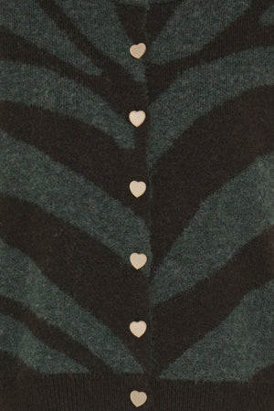 Livoni cardigan pineneedle