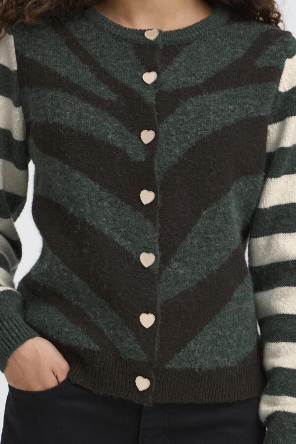 Livoni cardigan pineneedle