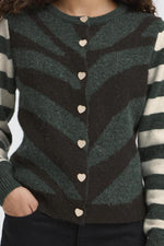 Livoni cardigan pineneedle