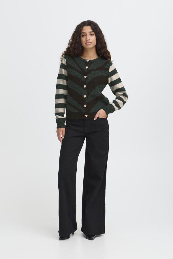 Livoni cardigan pineneedle