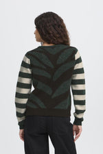 Livoni cardigan pineneedle