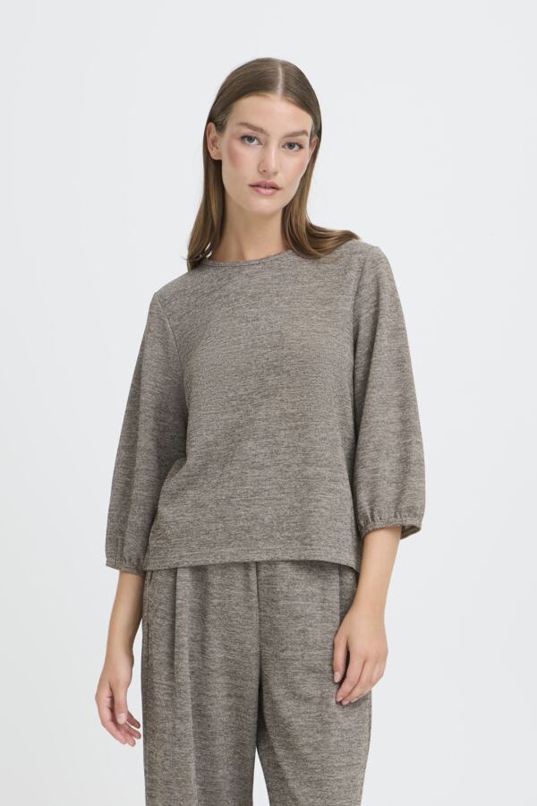 Danice top silver mink