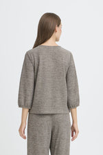 Danice top silver mink