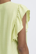 Hetta top lily green