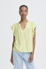 Hetta top lily green