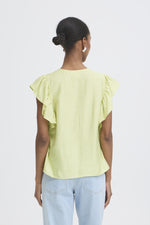 Hetta top lily green