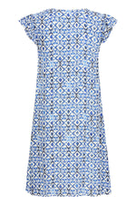 Marrakech short dress sodalite blue
