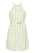 Linno dress lily green