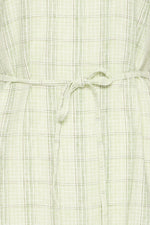 Linno dress lily green