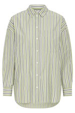 Fluca shirt green stripe