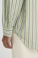 Fluca shirt green stripe