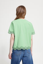 Paola top light grass green