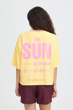 Nica t-shirt mellow yellow