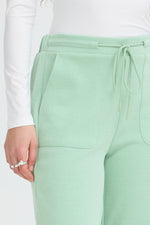 Kate pique pant light grass green