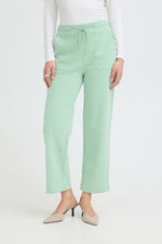 Kate pique pant light grass green