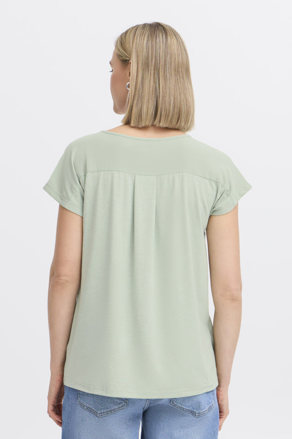 Zawov blouse frosty green