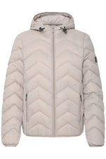 Padding jacket lichtgroen of beige