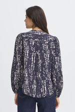 Ariana blouse nightsky dots