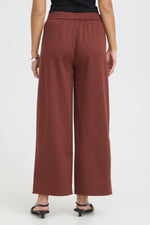Blazer cropped pant rum raisin