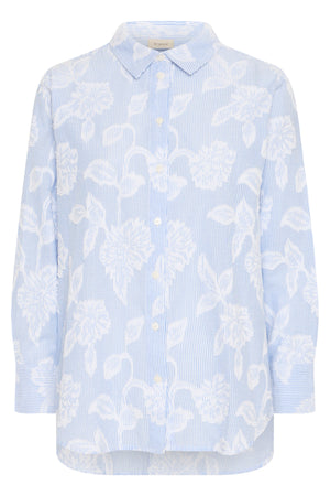 Lani shirt cashmere blue
