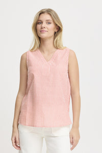 Cayla top cayenne stripe