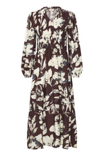Ariana dress floral fudge
