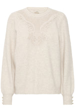 Ellen pull oatmeal melange