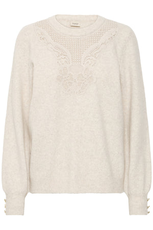 Ellen pull oatmeal melange