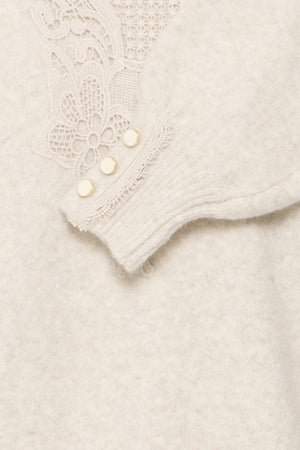Ellen pull oatmeal melange