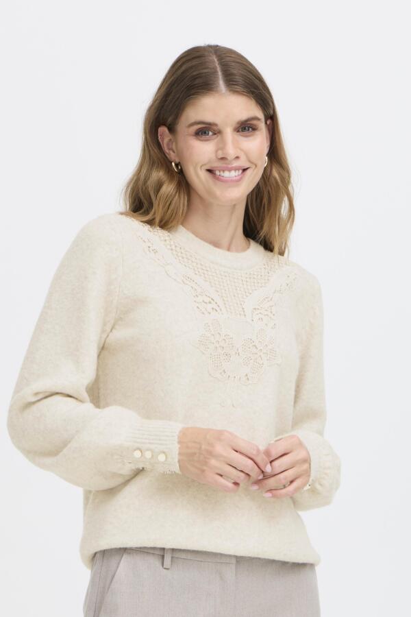 Ellen pull oatmeal melange