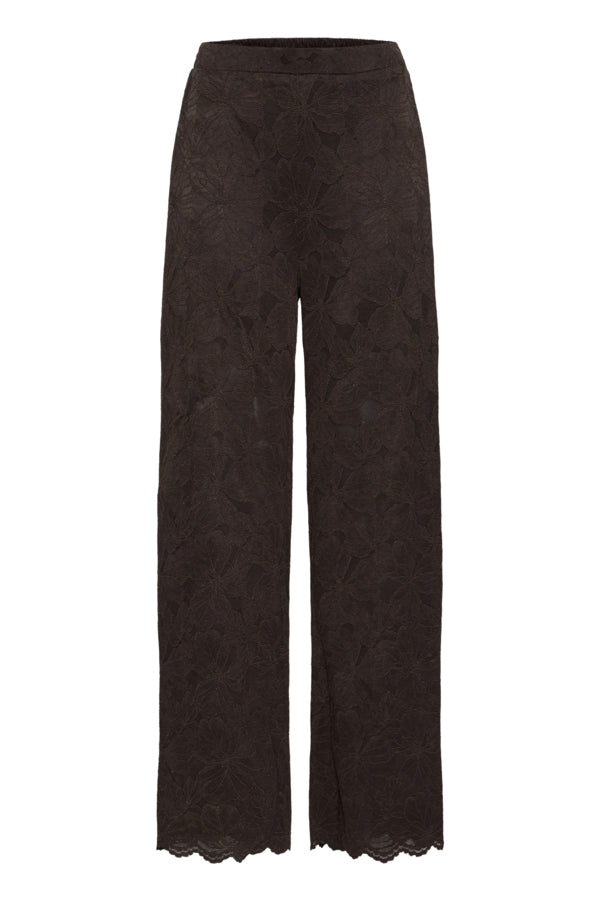 Mirabella lace pant donkerblauw of bruin