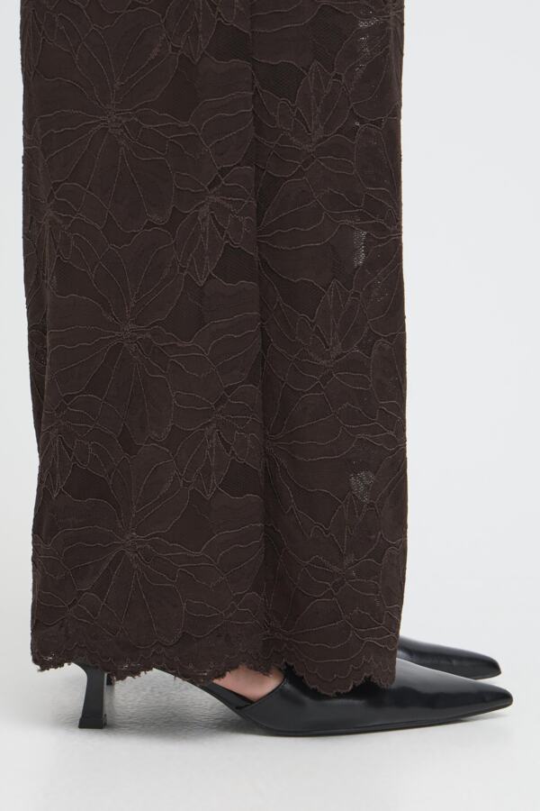 Mirabella lace pant donkerblauw of bruin