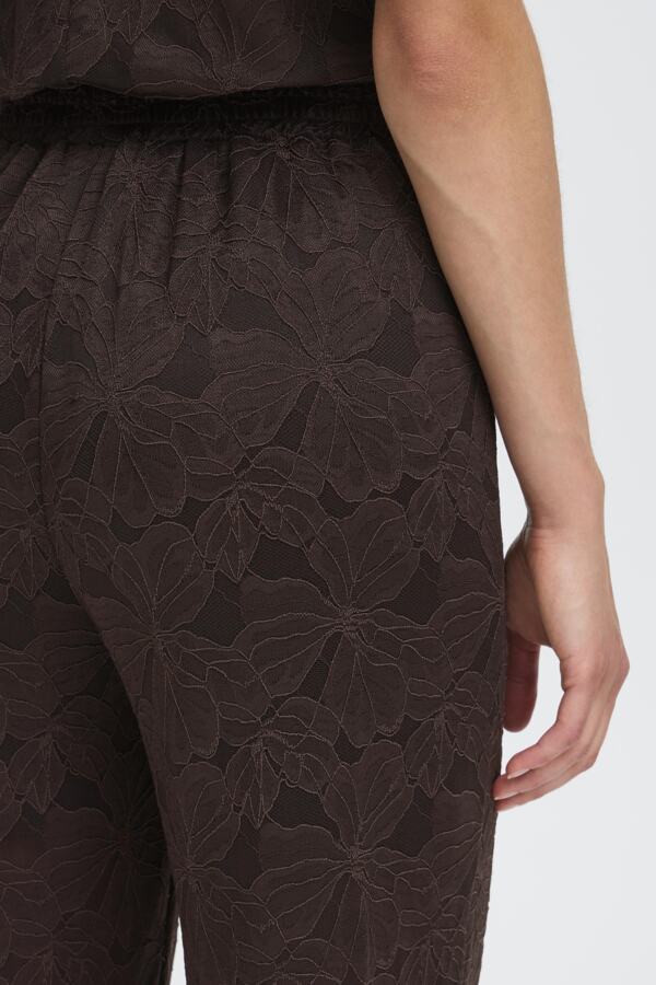 Mirabella lace pant donkerblauw of bruin