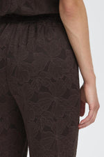 Mirabella lace pant donkerblauw of bruin