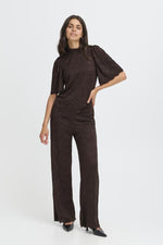 Mirabella lace pant donkerblauw of bruin