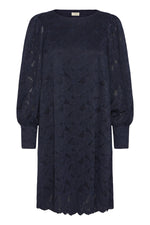 Mirabella lace dress donkerblauw of bruin